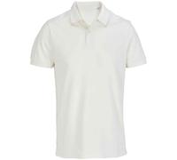 SOLS Unisex Adult Pacific Pique Twin Needle Stitch Polo Shirt (Off White) - Size Small