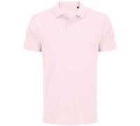 SOLS Unisex Adult Pacific Pique Twin Needle Stitch Polo Shirt (Pale Pink) - Size 2XL