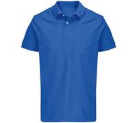 SOLS Unisex Adult Pacific Pique Twin Needle Stitch Polo Shirt (Royal Blue) - Size Medium