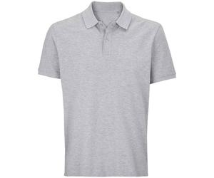 SOLS Unisex Adult Pegase Marl Pique Polo Shirt (Grey Marl) - Size 4XL