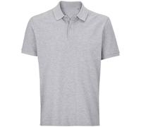 SOLS Unisex Adult Pegase Marl Pique Polo Shirt (Grey Marl) - Size Medium