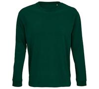Pioneer Cotton Long-Sleeved T-Shirt SOL'S Bottle Green XXL