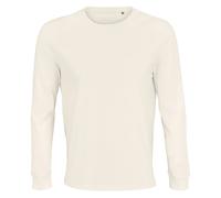 SOLS Unisex Adult Pioneer Organic Cotton Long-Sleeved T-Shirt (Off White) - Size Large