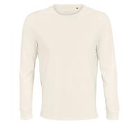 (M, White) SOLS Unisex Adult Pioneer Organic Cotton Long-Sleeved T-Shirt