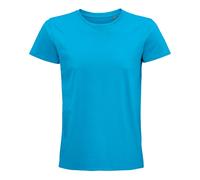 SOLS Unisex Adult Pioneer Organic T-Shirt (Aqua Blue) - Size Large