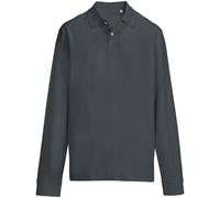 SOLS Unisex Adult Pique Long-Sleeved Polo Shirt (Mouse Grey) - Dark Grey - Size 2XL