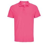 SOLS Unisex Adult Pitcher Recycled Polo Shirt (Ribbon Pink) - Size Large