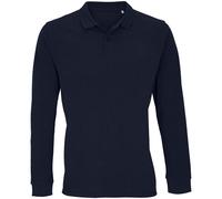 Planet Piqué Long-Sleeved Polo Shirt SOL'S Navy 4XL