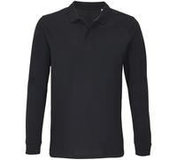 Planet Piqué Long-Sleeved Polo Shirt SOL'S Black L