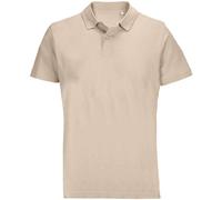 SOLS Unisex Adult Pulse Pique Polo Shirt (Linen) - Brown - Size Medium