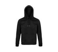 (XS, Black) SOLS Unisex Adult Stellar Organic Hoodie