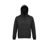 SOLS Unisex Adult Stellar Organic Hoodie (Charcoal Marl) - Size Medium