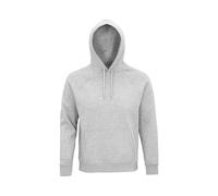 SOLS Unisex Adult Stellar Organic Hoodie (Grey Marl) - Size Large