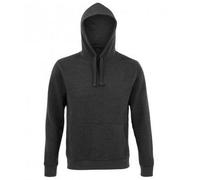(XS, Charcoal Marl) SOLS Unisex Adults Spencer Hooded Sweatshirt