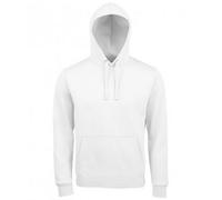 SOLS Unisex Adults Spencer Hooded Sweatshirt (White) - Size Large