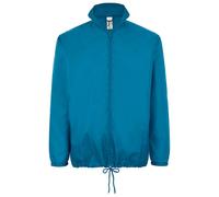 (XS, Aqua) SOLS Unisex Shift Showerproof Windbreaker Jacket
