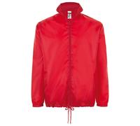 (M, Red) SOLS Unisex Shift Showerproof Windbreaker Jacket