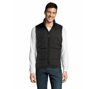 SOLS Warm Unisex Padded Bodywarmer Jacket - Black - 5XL - Black - 50% Nylon/50% Polyester