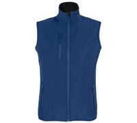 SOLS Womens/Ladies Falcon Softshell Recycled Body Warmer (Abyss Blue) - Size 2XL