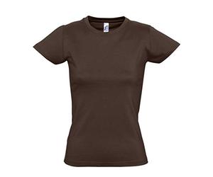 SOL'S Womens Imperial Heavy T-Shirt - Chocolate - XXL