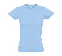SOL'S Womens Imperial Heavy T-Shirt - Sky Blue - L