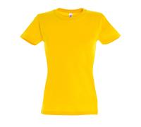 SOL'S Women's Imperial Short-Sleeved T-Shirt in Gold | Size: Medium SOL'S Gold M