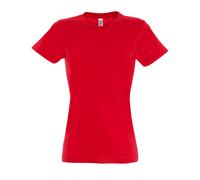 SOL'S Women's Imperial Short-Sleeved T-Shirt in Red | Size: Small SOL'S Red S