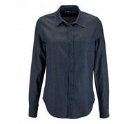 SOLS Womens/Ladies Barry Long Sleeve Denim Shirt (Denim Brut) - Blue Cotton - Size Large