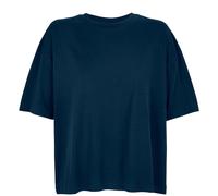 SOLS Womens/Ladies Boxy Organic Oversized T-Shirt (French Navy) - Size X-Small