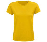 SOLS Womens/Ladies Crusader Organic T-Shirt (Gold) - Yellow - Size Large