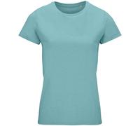 SOLS Womens/Ladies Crusader Organic T-Shirt (Pool Blue) - Size 2XL