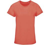 SOLS Womens/Ladies Crusader Organic T-Shirt (Pop Orange) - Size 2XL
