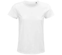 SOLS Womens/Ladies Crusader Organic T-Shirt (White) - Size 2XL
