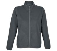 SOLS Womens/Ladies Factor Microfleece Recycled Fleece Jacket (Charcoal) - Size Medium