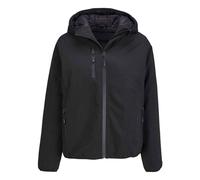 SOLS Womens/Ladies Falcon Padded Soft Shell Jacket (Black) - Size 3XL