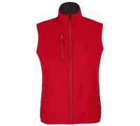 SOLS Womens/Ladies Falcon Softshell Recycled Body Warmer (Pepper Red) - Size Large