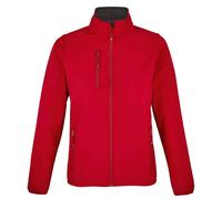 SOLS Womens/Ladies Falcon Softshell Recycled Soft Shell Jacket (Pepper Red) - Size Medium