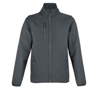 SOLS Womens/Ladies Falcon Softshell Recycled Soft Shell Jacket (Charcoal) - Size 2XL