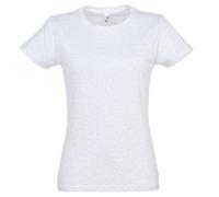 SOLS Womens/Ladies Imperial Heavy Short Sleeve T-Shirt (Ash) - Grey - Size Small
