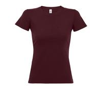 SOLS Womens/Ladies Imperial Heavy Short Sleeve T-Shirt (Burgundy) - Size X-Large
