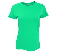 SOLS Womens/Ladies Imperial Heavy Short Sleeve T-Shirt (Emerald) Cotton - Size Medium