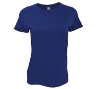SOLS Womens/Ladies Imperial Heavy Short Sleeve T-Shirt (French Navy) - Multicolour Cotton - Size Medium