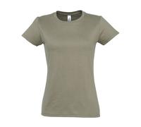 SOLS Womens/Ladies Imperial Heavy Short Sleeve T-Shirt (Khaki) - Size Large