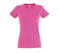 SOLS Womens/Ladies Imperial Heavy Short Sleeve T-Shirt (Orchid Pink) Cotton - Size Medium