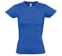 SOLS Womens/Ladies Imperial Heavy Short Sleeve T-Shirt (Royal Blue) Cotton - Size X-Large