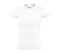 SOLS Womens/Ladies Imperial Short-Sleeved T-Shirt (Absolute White) - Size 3XL