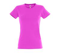 SOLS Womens/Ladies Imperial Short-Sleeved T-Shirt (Candy Pink) - Size Medium