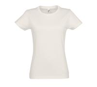 SOLS Womens/Ladies Imperial Short-Sleeved T-Shirt (Off White) - Size 2XL