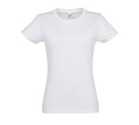 SOLS Womens/Ladies Imperial Short-Sleeved T-Shirt (White) - Size X-Large