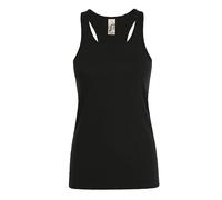 SOLS Womens/Ladies Justin Sleeveless Vest (Black) - Size X-Small